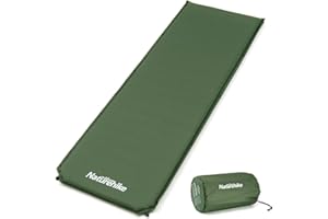 Naturehike Colchoneta Autoinflable Colchón para Acampar Resistente de 5 cm de Grosor, Puede Conectar Múltiples Colchones para Dormir Livianos, Adecuado para Mochileros, Tiendas de Campaña, Hamacas