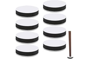 UTMACH Icelsa 8 Stück Möbelerhöhung Rund Filz Möbelerhöher Runden Tischerhöher Möbelerhöher Möbel Erhöhung für Sofa Couch Tisch Schrank Bett Schreibtisch Erhöhung(Durchmesser 6cm,Höhe 1.65cm)