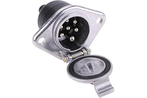 Qiilu Connecteur de câblage universel 24V à 7 broches Connecteur de câblage à 7 pôles Adaptateur Prise