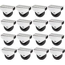 Set 16 Rotelle Per Cassetti TRIER Ø30mm - Montaggio Laterale, Grigio Scuro, Per Mobili - Foto 8