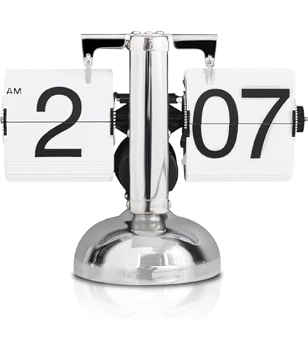 Karlsson Flip No Case Clock White (36cm) - Karlsson Wall Clocks NZ