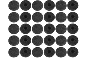 Haobase 30 pacchetti di cuscinetti auricolari in schiuma per le orecchie, copri-spugna di ricambio per le orecchie