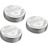 Renata Watch battery Swiss made 377 or SR626SW OR AG4 1.5V (3 x 377 or SR 626 SW)