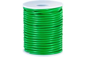 Vyanveo Legaccio per Piante 3,5mm x 20m Filo Giardino Verde Filo per Legare Piante Morbido Legame per Piante per Legare Viti, Rampicanti e Fiori Supporto per Piante da Giardinaggio