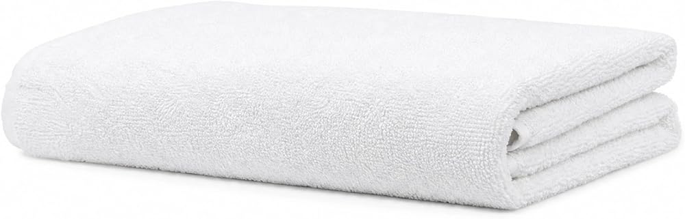 ILGIN HOME Basic Banyo Havlusu%100 Pamuk (beyaz, 90 * 150)