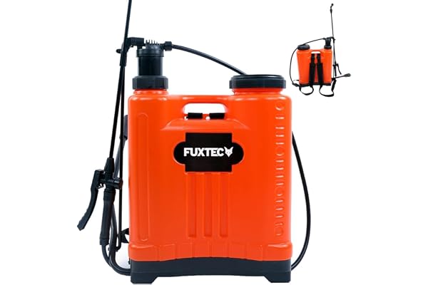 Pulvérisateur à Pression FUXTEC FX-DS20L, 20 litres, à Pompe, travaux de pulvérisation, Jardin, fertilisation, Lutte Contre Les Mauvaises Herbes et Les nuisibles