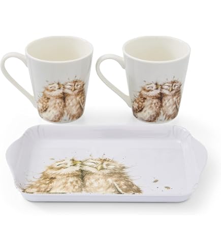 Sottobicchiere In Sughero Wrendale Designs Con Lepre - 10,5x10,5 Cm - Illustrazione Animaliera Simpatica
