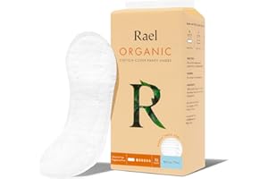 Rael, Organic Cotton Cover Panty Liners, Micro Thin, 70 Count