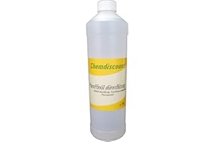 CHEMDISCOUNT 1Liter (1000ml) Paraffinöl dünnflüssig, entspricht Ph.Eur, medizinisch, Paraffinum Perliquidum, Pharmaqualität