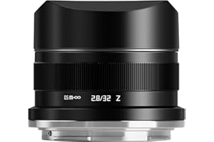 TTArtisan 32mm F2.8 Objectif de caméra à Mise au Point Automatique Objectif Plein Cadre Films AF Objectif de caméra en Perspective pour Monture Nikon Z