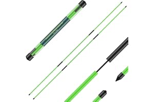 Uniclife 2 Pack Golf Alignment Sticks 120 cm Collapsible Golf Alignment Practice Rods for Aiming Putting Portable Golf Training Aid Full Swing Trainer Posture Corrector with Clear Storage Tube