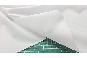 Tela impermeable color blanco para hacer paraguas, forros.Tejido fino y ligero. K6426 - Kadusi