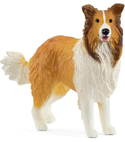Border Collie Hundefigur Aus Resin – Realistisch, 11,8 Cm, Detailgetreu, Als Dekoration Oder Pädagogisches Spielzeug