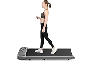 THERUN Tapis Roulant Portable Tapis de Course Electrique Moteur 2.5HP Ultra Silencieux avec télécommande et écran LCD Vitesse Réglable pour Maison/Bureau