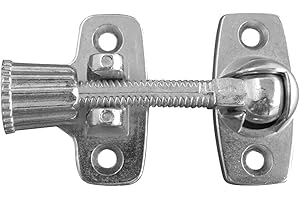 Merriway BH04797 (2 Pcs) Bright Zinc Plated Brighton Style Sash Window Lock Fastener - Pack of 2 Pieces