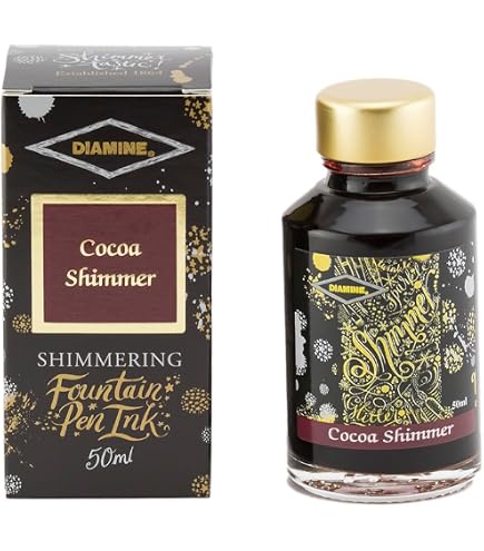 Diamine Guitar Ink Füllhaltertinte – Tobacco Sunburst, 30 Ml, Besondere Fließeigenschaften