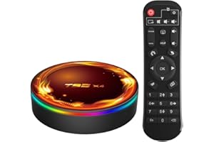 IFLIP Android 11.0 TV Box, T95 X4 Android Box with 4GB RAM 32GB ROM S905X4 Dual Wifi 2.4GHz/5.0GHz Bluetooth 5.0 AV1/3D/8K H.265 HDR Set Top tv Box