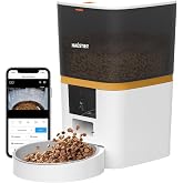 Haustier QQ005 Gece G&ouml;r&uuml;şl&uuml; 480P Kameralı Akıllı Otomatik Kedi Mama Kabı, Tuya App-Wifi Uzaktan Kontrol, Sesle &Ccedil;ağırma, 6lt H