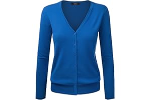 GOTHDEN Cardigan Pull Gilet Femme Basic Col V Classique en en Tricot Pull Fine Soft Boutonné