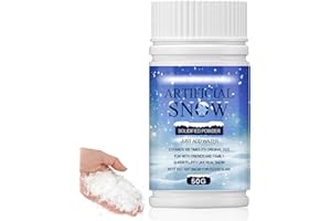 Meanju Sofortiger Schnee,KunstSchnee für Weihnachtsdekoration,Kunstschnee täuschend,Kunstschnee Dekoschnee, Dekoschnee fein zum Kämpfen mit Schneebällen,zum Bauen von Schneemännern