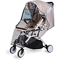 Orzbow Universal Regenschutz Für Kinderwagen - Atmungsaktiv Mit Fenster