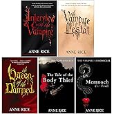Anne Rice Vampire Chronicles Series 1-5 Books Collection Set (Interview With The Vampire, The Vampire Lestat, The Queen Of Th