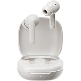 QCY Buds Bluetooth Kulaklık - Şık Tasarım - iPX4-35 Saat Ultra Uzun Pil &Ouml;mr&uuml; - D&uuml;ş&uuml;k Gecikme 0.06s -AI Beyaz