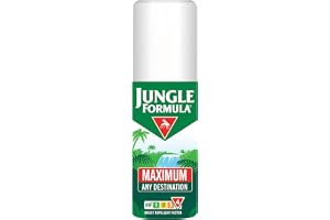 Jungle Formula Maximum Strength Insect Repellent Roll On (50ml - 50% DEET) - Up to 12 Hour Protection Against Mosquitoes, Tic