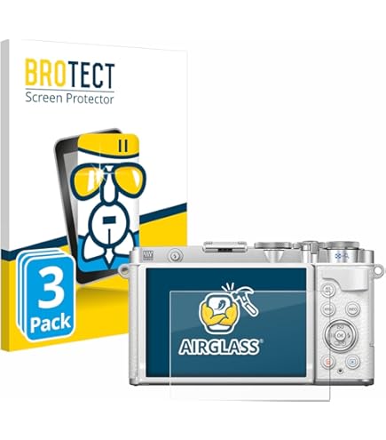 Brotect Glass Screen Protector Film Compatible With GoPro Hero 11 Mini Lens (housing) - Glass-Foil 9H Protection [Scratch Resistant, High Clarity