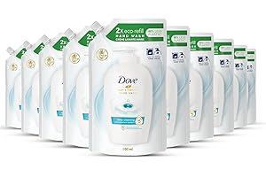 Dove, Sapone Liquido Mani, Ricarica Sapone Liquido Mani, Care & Protect, Rimuove con Efficacia Sporco e Batteri, con +5 Agenti Idratanti, Formula 99% Biodegradabile, 10 pezzi da 500ml