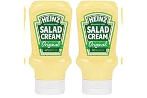 Heinz (Reino Unido) Crema para ensalada Squeeze Top Down 425 gramos 2 unidades importadas del Reino Unido