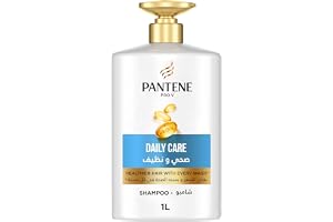 Pantene Pro-V Daily Care 2-in-1 Shampoo 1L for Clean, Healthy & Shiny Hair with Pro-V Nourishment