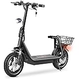 TiMeirea Monopattino Elettrico Adulti, 48V 11AH Scooter Elettrico monopattino elettrico Adulto Ruote Grandi 12 pollici, M5 Pr