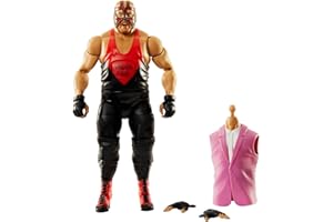 WWE HKP16 - Elite WrestleMania Royal Rumble Vader Action Figure, ruchoma figurka kolekcjonerska WWE z akcesoriami, zabawka prezent dla dzieci i fanów w wieku 8+