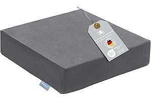 ‎XDREAM XDREAM Sitzerhöhung, Aufstehkissen, Aufstehhilfe | Formstabiles Sitzkissen | Sitzerhöhung | Abnehmbarer, waschbarer Bezug | Öko-Tex Zertifiziert | 40 x 40 x 10cm