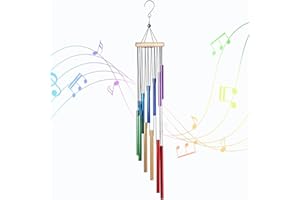 pclapora Campane a Vento, Tubi in Alluminio Campane a Vento, Colore Campanelli a Wind, Scacciapensieri da Appendere, Scacciapensieri da Esterno per Patio, Giardino, Balcone