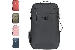 COR Surf The Island Hopper Zaino da viaggio - Zaino da trasporto ergonomico approvato da cabina, cerniere resistenti all'acqua, tasche segrete, scomparto per laptop, disponibile in 28 o 40 litri