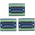 HiLetgo 3pcs Arduino Nano V3.0 3.0 Controller Terminal Adapter Expansion Board Nano IO Shield Simple Extension Plate for Arduino AVR ATMEGA328P