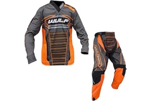 Wulfsport Forte 2020 MOTORRADKOMBI Kinder Motorrad Anzug Motocross ATV Quad Cross Rennen MX Jersey Hose Sport Bekleidung