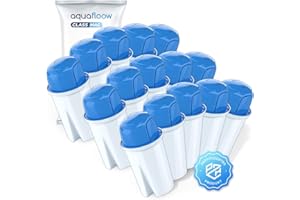 Aquafloow Wkład Filtrujący, Filtr do dzbanka | Zamiennik do Aquaphor B100-15, Dafi Classic, Brita Classic, Laica I Wzbogacenie wody Magnezem, Wkłady do Wody Stołowej – 15 Sztuk