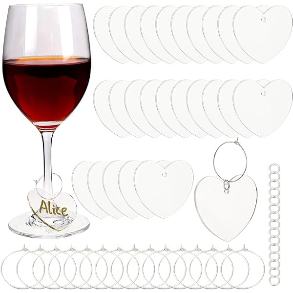 18 Breloques Pour Verres à Vin SUNNYCLUE - Marqueurs De Verre Alliage Émail - Pour Fêtes, Mariages, Bars