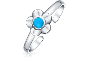 BLING JEWELRY Personalized Mid Finger Nature Leaves, Vines, Sunflower, Daisy, Black Rose Flower Midi Band Toe Ring Pinky Ring For Women Teen Oxidized .925 Silver Sterling Adjustable Customizable