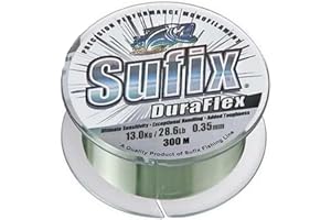 Sufix - Duraflex - Lo-Vis Green - 0,20mm - 300M - Asu470196-4,5kg / 9,9lbs