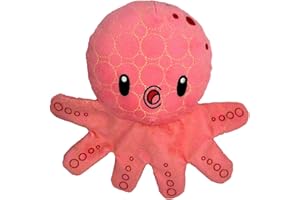 Bite Force Juguete de Peluche Resistente para Perros Deep Sea - Fabricado con Kevlar, múltiples Capas con Costuras reforzadas y un chirriador. Ideal para Grandes masticadores (Pulpo)