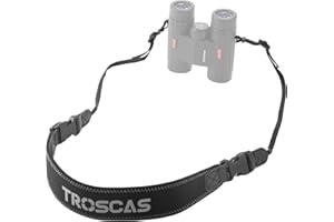 Eyeskey Binocular Straps for birding, Neoprene Optic Straps | Loop Connectors | Field Repair Buckle | Lightweight | Adjustable Length Neck Straps for Binoculars Cameras (Type 2)