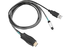 UNSTINCER HDMI eARC ARC zu Optisch Audio Konverter, Kabel 110cm/43in,HDMI Extractor Wandler Adapter für TV zu Lautsprecher Heimkino Soundbar, USB Powered 192kHz 24Bit Dolby DTS 5.1 PCM 2.0