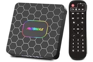 IDEALROYAL Android TV Box 14.0, 4GB RAM 64GB ROM RK3528 Quad-Core, TV Box Support 4K UHD HDMI 2.0, WiFi 6/Bluetooth 5.0, Dual USB 3.0/2.0 1000M LAN Smart Box