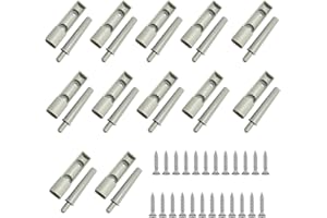Qinsky Amortiguador de Cajones,12 PCS Amortiguador con Tornillos Amortiguador Puerta Abridor de Puerta de Muebles Amortiguador Puerta Supresión de Ruido para Cocinas Oficinas y Dormitorios