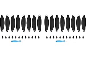 HORIZON FLOW 32x/16x Propellers For DJI Mini 2 SE/Mini 2 / Mini SE Replacement 4726 FM Prop Blades Low noise Wings for Drone Accessories Screws & Screwdrivers Colour Tips (16x Silver Tip)