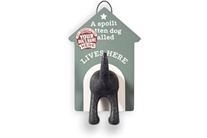 History & Heraldry Personalised Dog Lead Hook (Blank Grey)